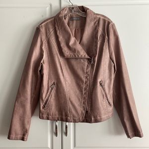 Bagatelle Cropped Motorcycle Style Jacket